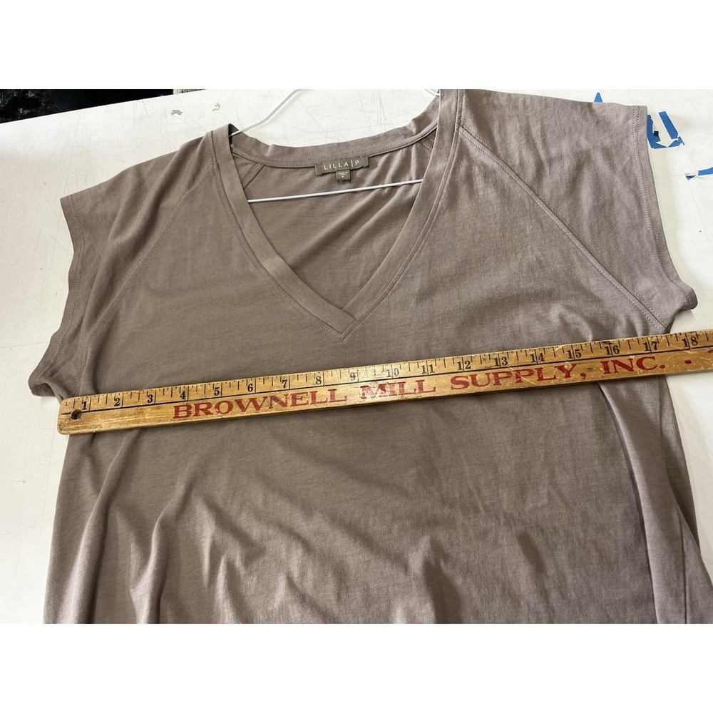 lilla p peruvian cotton brown T-shirt Small - Picture 4 of 4